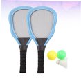 thumbnail image 4 of WHAMVOX 5Pcs Badminton Shuttlecock Blue Plastic Outdoor Play for Kids Fun, 4 of 8