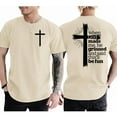 thumbnail image 3 of “When God Made Me” Funny Christian T-Shirt – Humorous Faith Tee with Brush Stroke Cross for Believers with Personality, 3 of 6