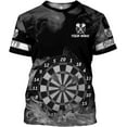 thumbnail image 4 of Personalized Dart Shirts, Darts Shirts for Men, Dart Jerseys for Teams, Dartboard Players Shirt Darts Board Gift (Pink, S), 4 of 10