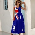thumbnail image 5 of Vertical Flag of Australia Sleeveless Dress Dresses Women Summer Evening Dresses Ladies Bohemia Long Dresses, 5 of 9