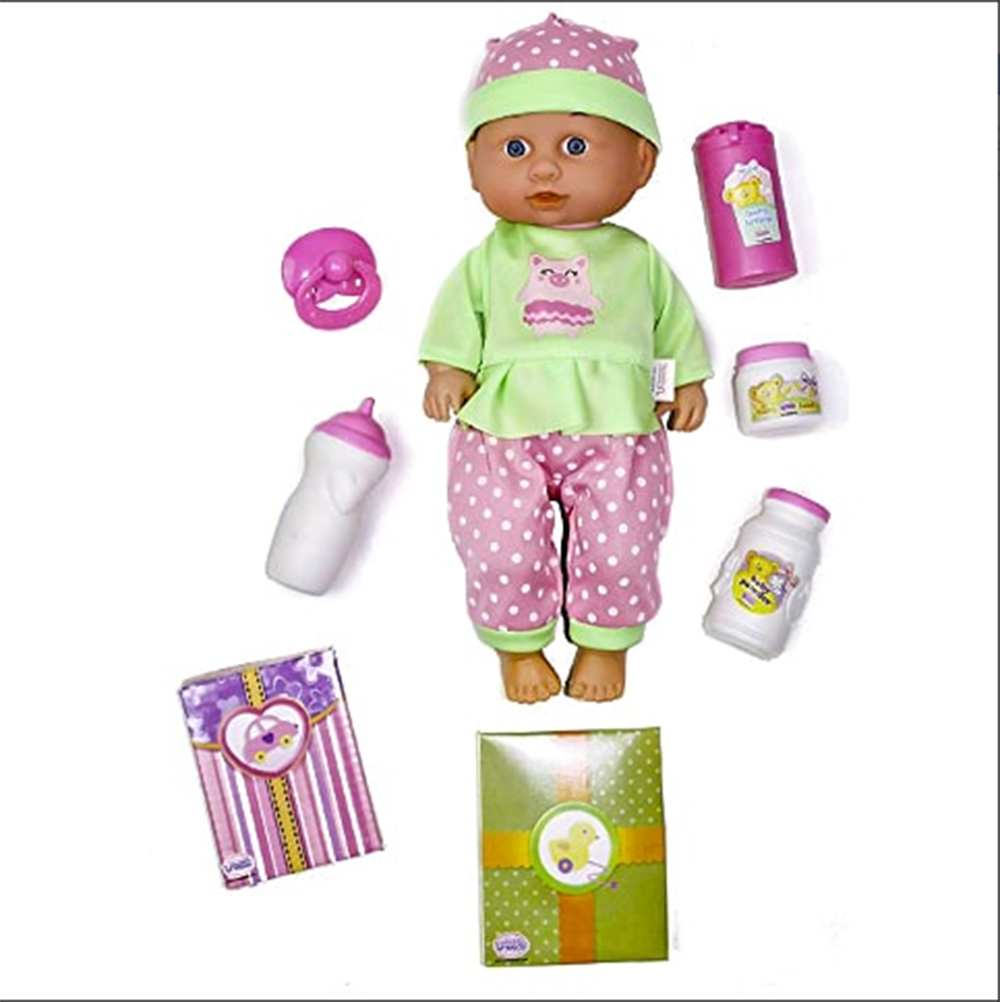 doll with stroller gift set