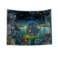 thumbnail image 3 of JINSIJU Decorative Rectangular Suspended Tapestry with Printed Patterns, 3 of 4