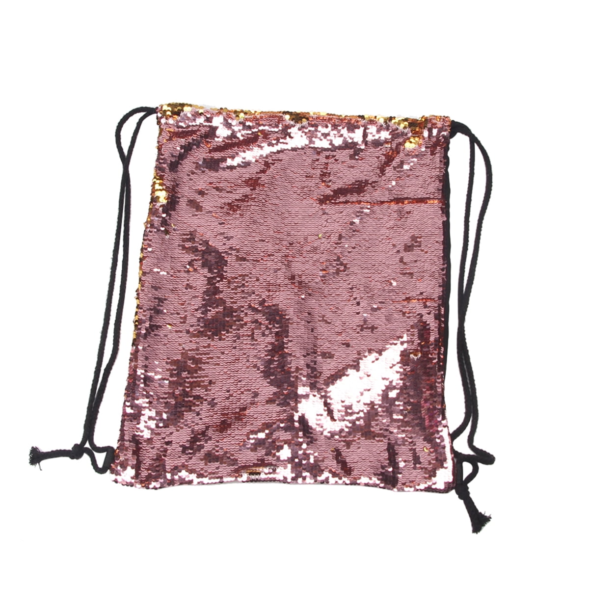 Drawstring sequin bag deals