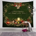 thumbnail image 3 of Tapiz navideño para dormitorio, tela decorativa con letras de dibujos animados, fondo navideño, tela para colgar en la mesita de noche del dormitorio, 3 of 6