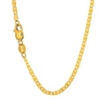 thumbnail image 4 of JewelStop 14k Solid Yellow Gold 1.7 mm Mariner Chain Necklace - 18", 4 of 5
