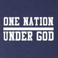thumbnail image 5 of Wild Bobby One Nation Under God Inspirational/Christian Women Tri-Blend Racerback Tank Top, Vintage Navy, Medium, 5 of 5