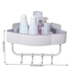 thumbnail image 5 of Bewildely Estante de almacenamiento para montar en la pared Juegos de accesorios de baño Beige Bewildely HA000958-03B, 5 of 6