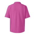 thumbnail image 5 of Polo Shirts for Men Pique Short Sleeve T-Shirts 3 Buttons Classic Fit Casual Performance Golf Shirts Purple XL, 5 of 9