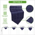 thumbnail image 5 of Dark Purple Table Runner Linen Burlap Table Runner 70 Inches Long Farmhouse Vintage Solid Color Dresser Scarves for Kitchen Island Coffee Dining Room Party Wedding Banquet Holiday Decoration 13"x70", 5 of 8
