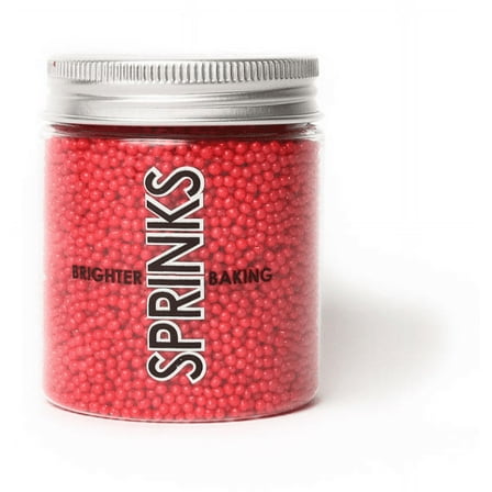 RED CACHOUS (2MM) BY SPRINKS