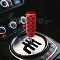thumbnail image 2 of HAHDAXIA Shift Knob, 3.78" Aluminum Weighted Car Gear Stick Shifter Manual knobs Fit Universal Manual Transmission Vehicle with 4 Threaded Adapters M8 M10 M12 x 1.25, M10x1.5 (Red), 2 of 7