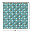thumbnail image 5 of Kawaii Animals Character Shower Curtain - Cute Funny Cartoon Kids Bathroom Decor, 72x72 Inch Fade-Resistant Machine Washable Waterproof Hotel Style Drapes, 5 of 5