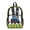 Blue Tractor Print, variant on COEQINE Transparent Clear Backpack for Boys Girls See Through PVC Bag for Stadium Concert, 17 Inch Large Capacity Football Schoolbag Daypack with Multiple Pockets, Soccer Fire Flame Graffiti