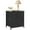 Black, variant on Beddle Nightstand, End Table Side Table with 2 Fabric Drawers Bedside Table for Bedroom, Dorm,White