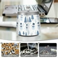 thumbnail image 6 of Yayeee Ashtray with Lid for Cigarette Smokeless Stainless Steel Home Ash Holder, White Snowman, 6 of 7