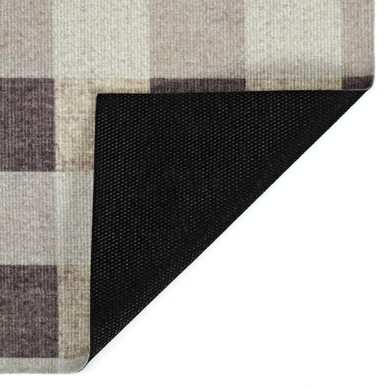 FOSS FLOORS Vintage Taupe/White 6x8 Area Rug - TPR, Outdoor Rugs