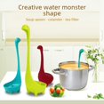 thumbnail image 1 of Cuchara con forma de monstruo de agua, creativa, con forma de dinosaurio, para filtrar té, con mango largo, para cocina, 1 of 5