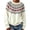 Beige, variant on Pullover Sweaters for Women Plus Size Long Sleeve Crew Neck Sweatershirt Christmas Print Casual Warm Outerwear