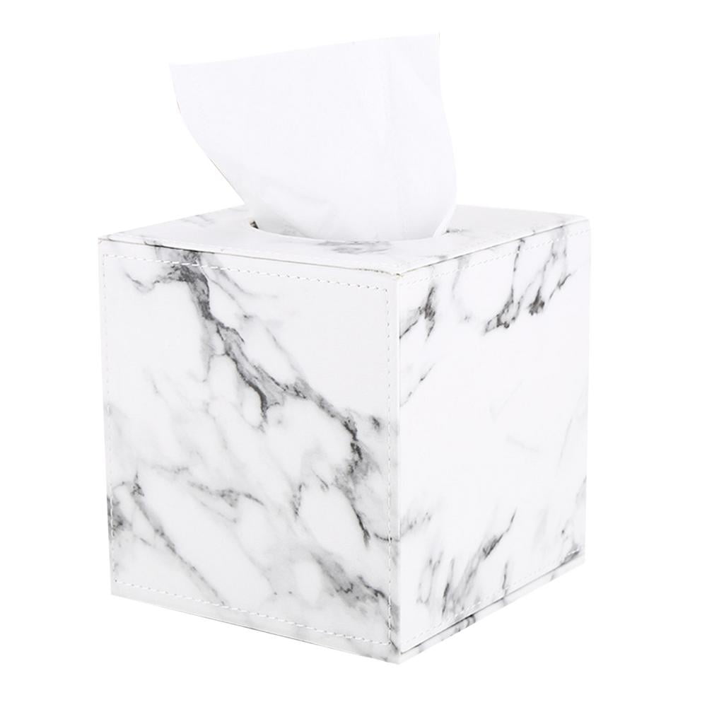 Details about   Marble Rectangular PU Tissue Box Cover Paper Napkin Holder Home Car Hotel Decor 