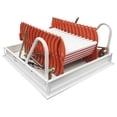 thumbnail image 5 of Ceiling Folding Loft Ladder Attic Extension Stairs Orange Al-Mag Alloy 10.5ft Height 13 Steps 31.5"x39.37" Frame Size, 5 of 9