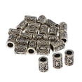 thumbnail image 1 of Paquete de 24 de Abalorios colgantes antiguos de Bronce Zulema Viking Rune Beads Charms 13 x 10 mm, 1 of 7