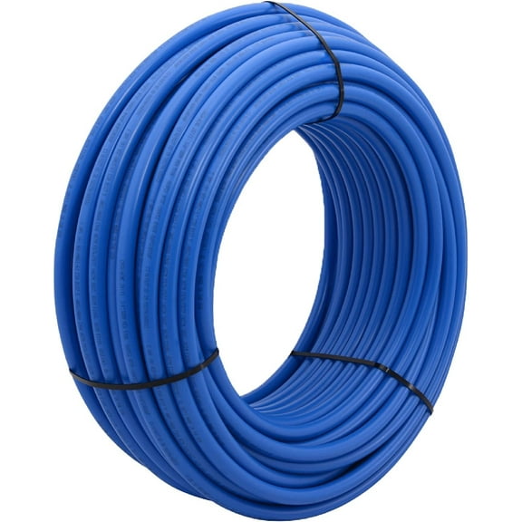 SharkBite U870B300 PEX Pipe 3/4 Inch, Blue, Flexible Water Pipe Tubing, Potable Water, Push-to-Connect Plumbing Fittings, 300 Feet Coil of Piping