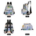thumbnail image 4 of FORMRS Mini Backpack Purse for Women Quilted Travel Daypack Casual Shoulder Bag, Seaside Boat, 4 of 7
