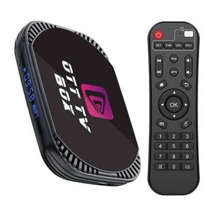 Amlogic S905X4 Android 11.0 TV Box MXIII X4 with 4GB RAM 64GB ROM 4K Ultra HD H.265 Dual Band WiFi BT 4.0 Media Box 2.4/5Ghz WiFi 1000M LAN