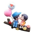 thumbnail image 4 of Decoraciones para el tablero del automóvil,Pareja Adornos lindos Adorno de globos Precioso,Decoraciones para el tablero del automóvil Parejas lindas de dibujos animados,Accesorios interiores, 4 of 8