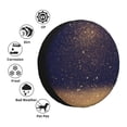 thumbnail image 4 of Naloa Gold Black Glitter PVC Leather Spare Tire Wheel Cover for Car Truck SUV Camper Trailer Universal Fit many size17 inch, 4 of 6