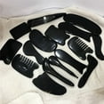 thumbnail image 5 of Aellinatey Natural Black Buffalos Horn Gua Sha Board Gua Sha Massage Tool For Scraping, 5 of 20