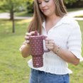 thumbnail image 6 of Simple Modern 40 fl oz Insulated Stainless Steel Trek Tumbler with Folding Straw Lid|Mauve Meadow, 6 of 6