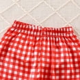 thumbnail image 7 of Wenfanal Boys Pajamas 2 Pieces Pajamas for Kids Soft Childrens Christmas Set Girls Cute Christmas Tree Checkered Print Long Sleeved Pajamas 2PCS Set Size 12-18 Months,Red, 7 of 7