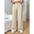 thumbnail image 4 of Yesfashion Women's Wide Leg High Waist Loose Palazzo Office Pants with Pockets Work Pants for Women Business Casual, 4 of 8
