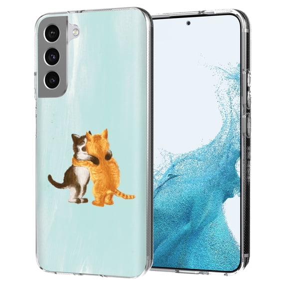 TalkingCase Slim Case Cover Compatible for Samsung Galaxy S22 Plus+ 5G, Meoww Print, Lightweight,Flexible,Soft, USA