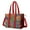 Pioneer Flower Floral, variant on Teacher Tote Bag,Pioneer Flower Floral Print Pattern Teacher Utility Tote Bag,Large Work Tote Bags for Women with Multiple Pockets,Top Zipper Closure,13.8x10.6x6.7 Inch
