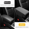 thumbnail image 4 of Memory Foam Car Armrest Cushion Pad, Center Console Cover with Elastic Band, Soft Mesh Fabric for Cars Trucks SUVs, Red Style, 1 Piece, 4 of 8