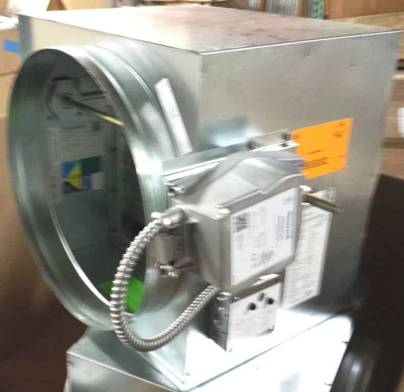 GREENHECK+HONEYWELL 18INR MOTORIZED ACTUATED SMOKE DAMPER