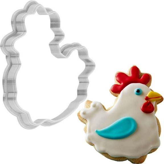 Chicken Cookie Cutter 4 Inch Made in USA by WONDERTORY
