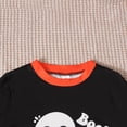 thumbnail image 5 of Gubotare Toddler Boys Kids Halloween Pajamas Glow-in-The-Dark Pjs Set Orange for Size 5-6 Years, 5 of 8