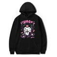 thumbnail image 2 of Kuromi merch Anime Onegai My Melody Hooded Drawstring Pocket Sweatshirt Men/women harajuku Pullover, 2 of 7