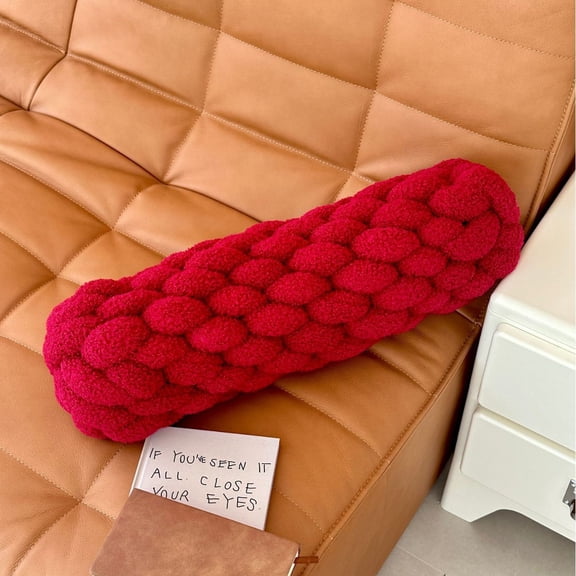 Braided Long Fried Dough Twists Pillow, Sofa Cushion, Bedside Pillow, Office Furniture, Bed Cushion
