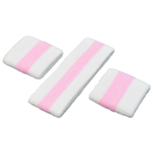 Sports Bands Head Band Wrist Bands Sweatbands 1 Set 3Piece in 5 styles