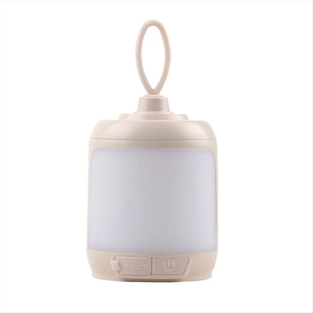 Luz LED Recargable para Acampar - Lámpara de Emergencia Portátil USB con Gancho para Móvil, Luz Decorativa para el Hogar