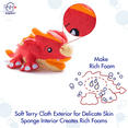 thumbnail image 3 of Soap Sox Kids Exfoliant Bath Toy Washcloth Sponge, Dragon, 3 of 6