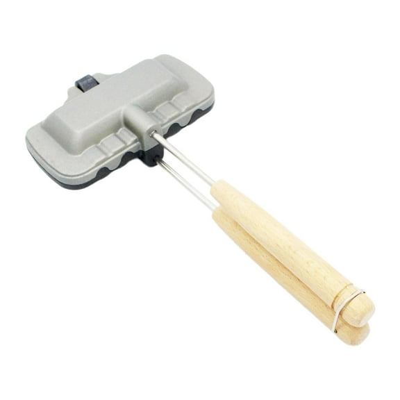 QSTDGVPW Hot Sandwich Maker Non-stick Pie Iron Rust Resistant Flip Grill Pan for Home Use