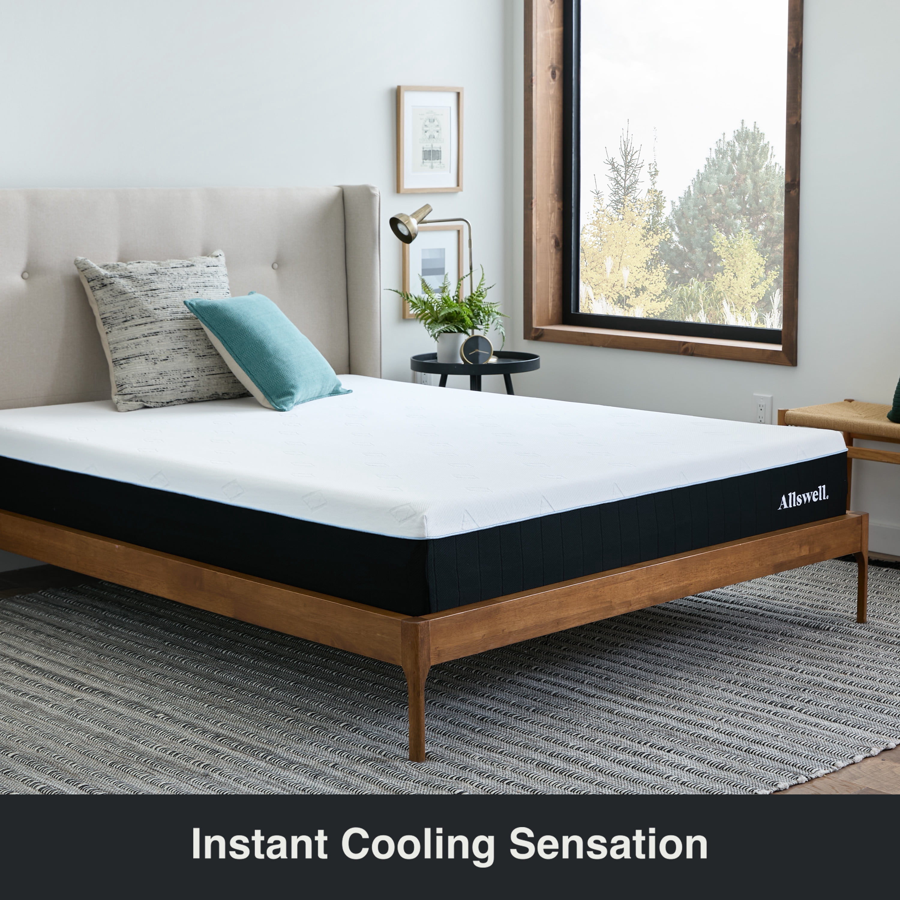 Allswell 10” GlacierRest Cooling Fabric + Gel-infused Memory Foam Mattress, Full