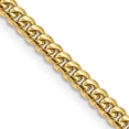 thumbnail image 4 of DewberryDiamonds 10K Yellow Gold 3.5mm Miami Cuban Chain 24 inchMen's Chain, 4 of 5
