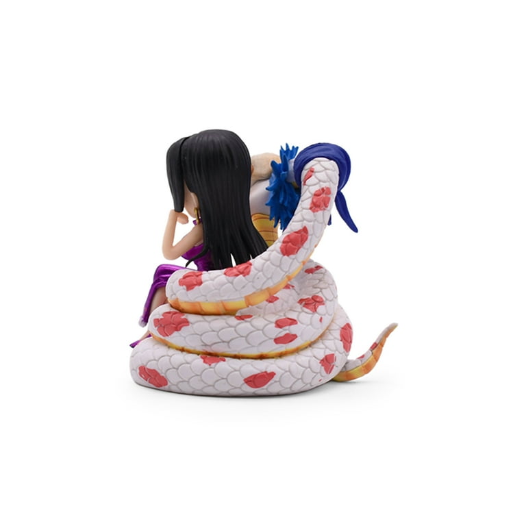 One Piece Boa Hancock Action Figures Sitting On Snake Posture Pvc Anime Figurine 3 Walmart Com