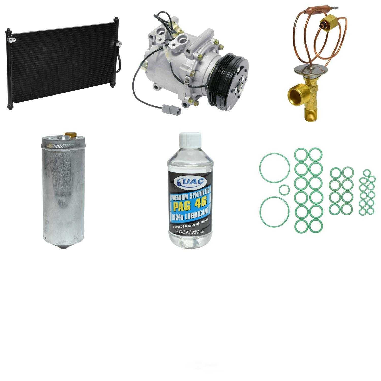 A/C Compressor and Component Kit -- Compressor-Condenser Replacement Kit Fits select: 1997-2001 HONDA CR-V